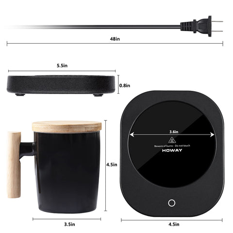 HOWAY two-temperature option provides hot or warm choices.