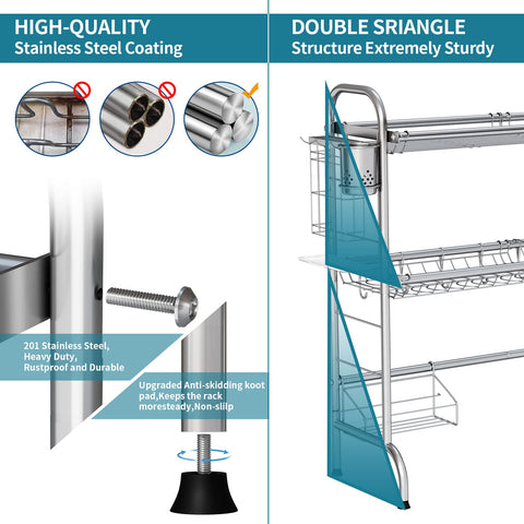 HOWDIA over-sink rack in action in a modern kitchen