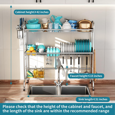 HOWDIA rack with sponge holder and drying zone for small items