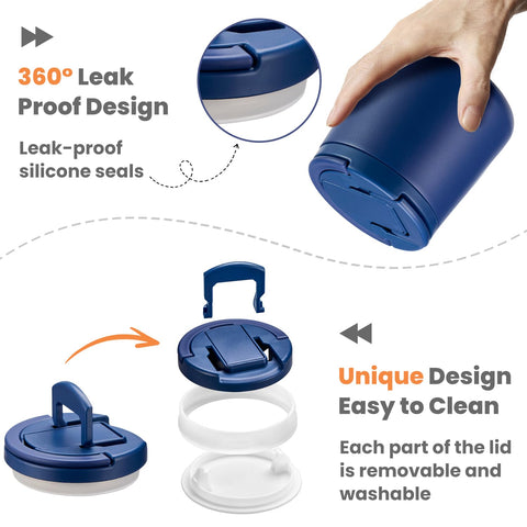 20oz capacity and large opening ideal for generous portions