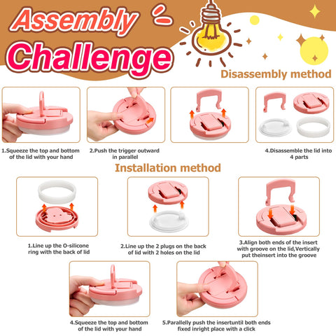 Howeemo 8oz soup thermo with pink latch keeps soup warm for school or travel.