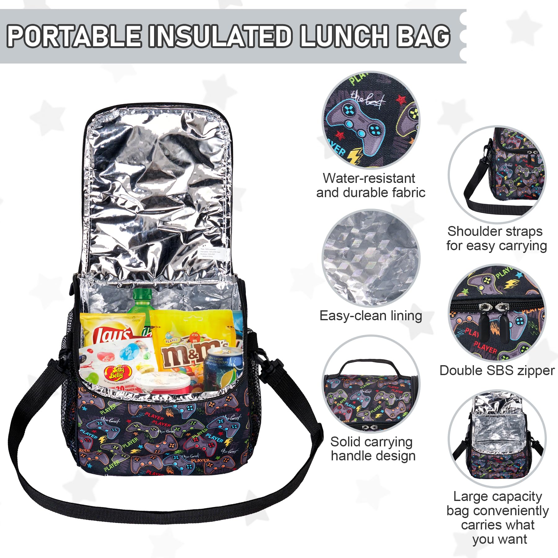 Howeemo child-friendly latch simplifies opening for little hands.