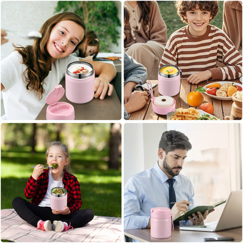 Howeemo compact lunch jar is backpack-friendly for everyday use