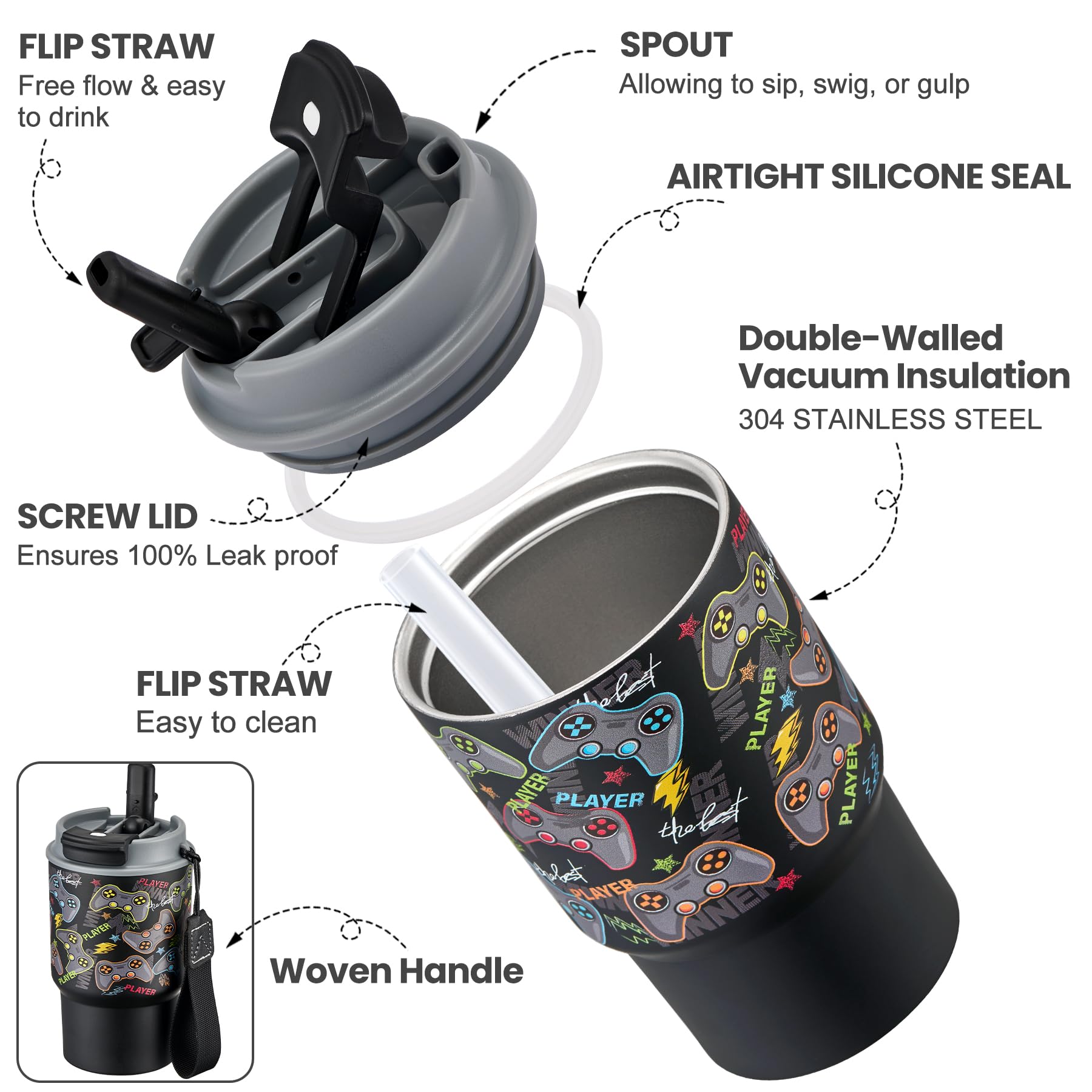 Howeemo insulated lunch bag resists stains and cleans easily.