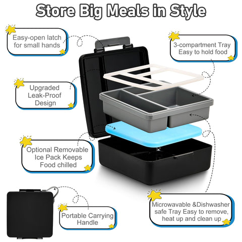 Howeemo insulated lunch bag preserves freshness while carrying meals