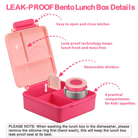 Howeemo kid-friendly cutlery set included with lunch box