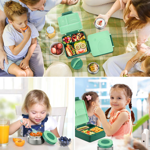 Howeemo kid-friendly cutlery set for convenient lunches.