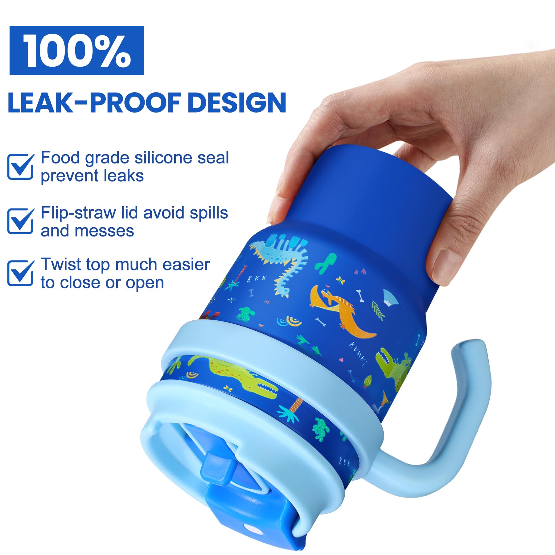 Howeemo cup-holder-friendly tumbler fits car and backpack routines.