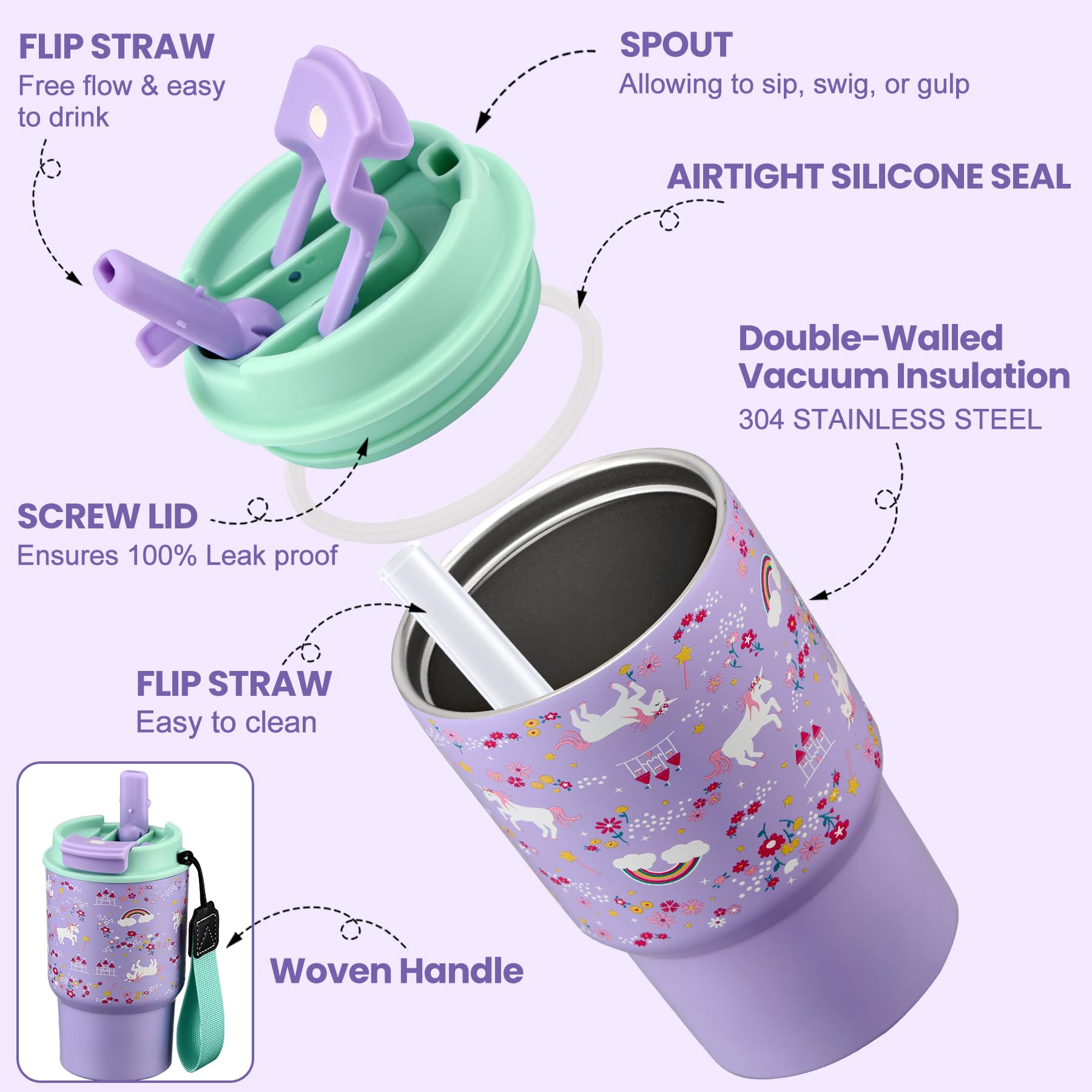 Howeemo leak-proof lunch box with removable ice pack