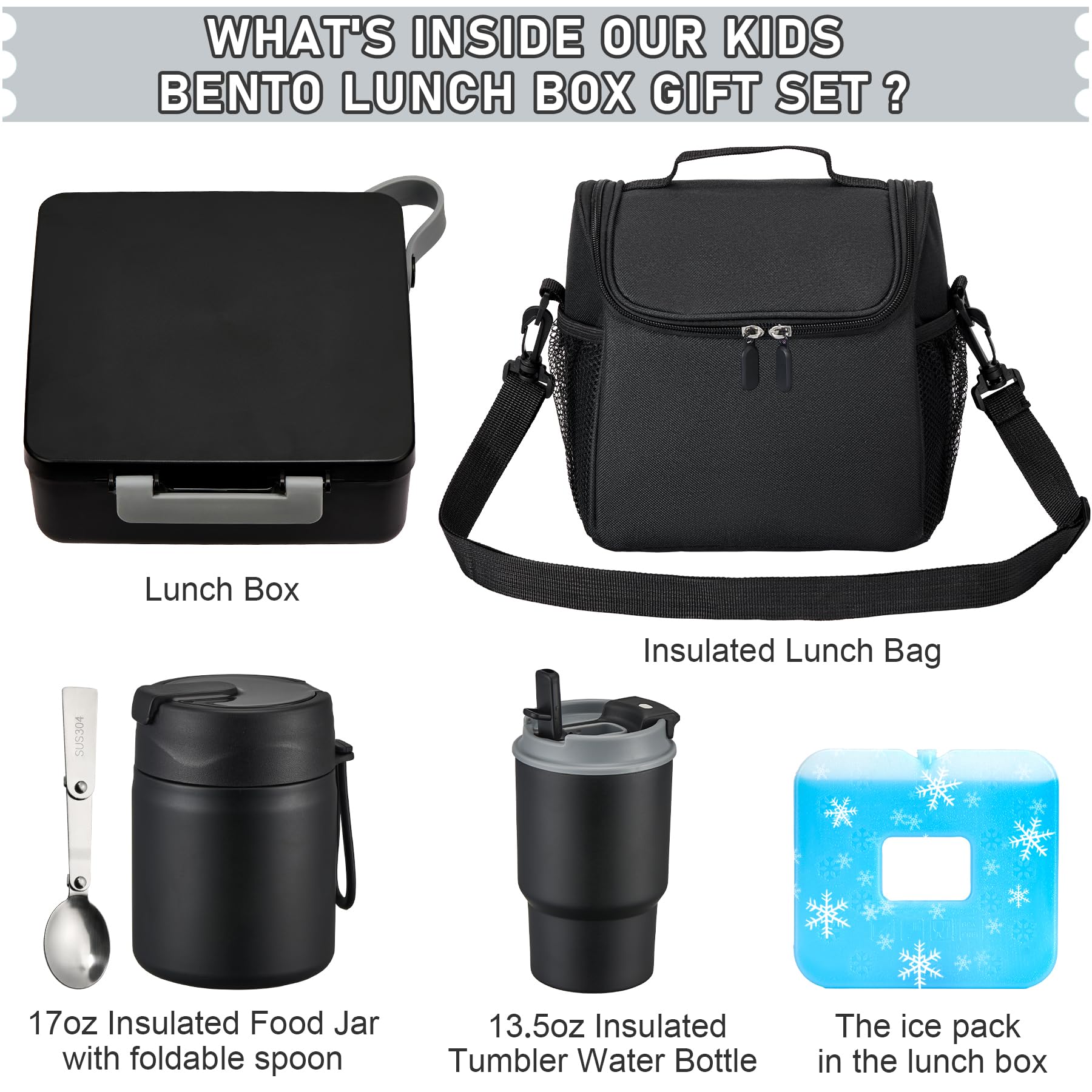 Howeemo 17oz soup thermos keeps meals warm for school or travel