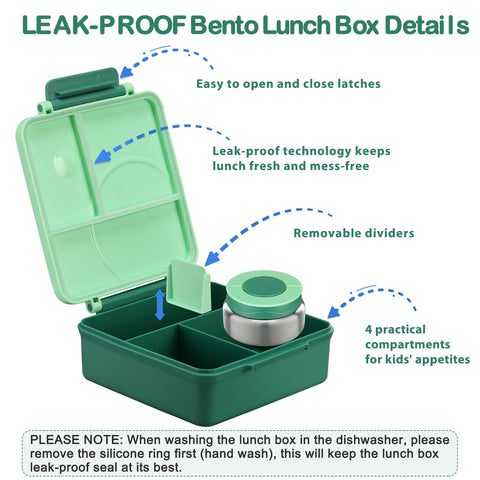 Howeemo 304 stainless steel food jar preserves temperature and flavor.