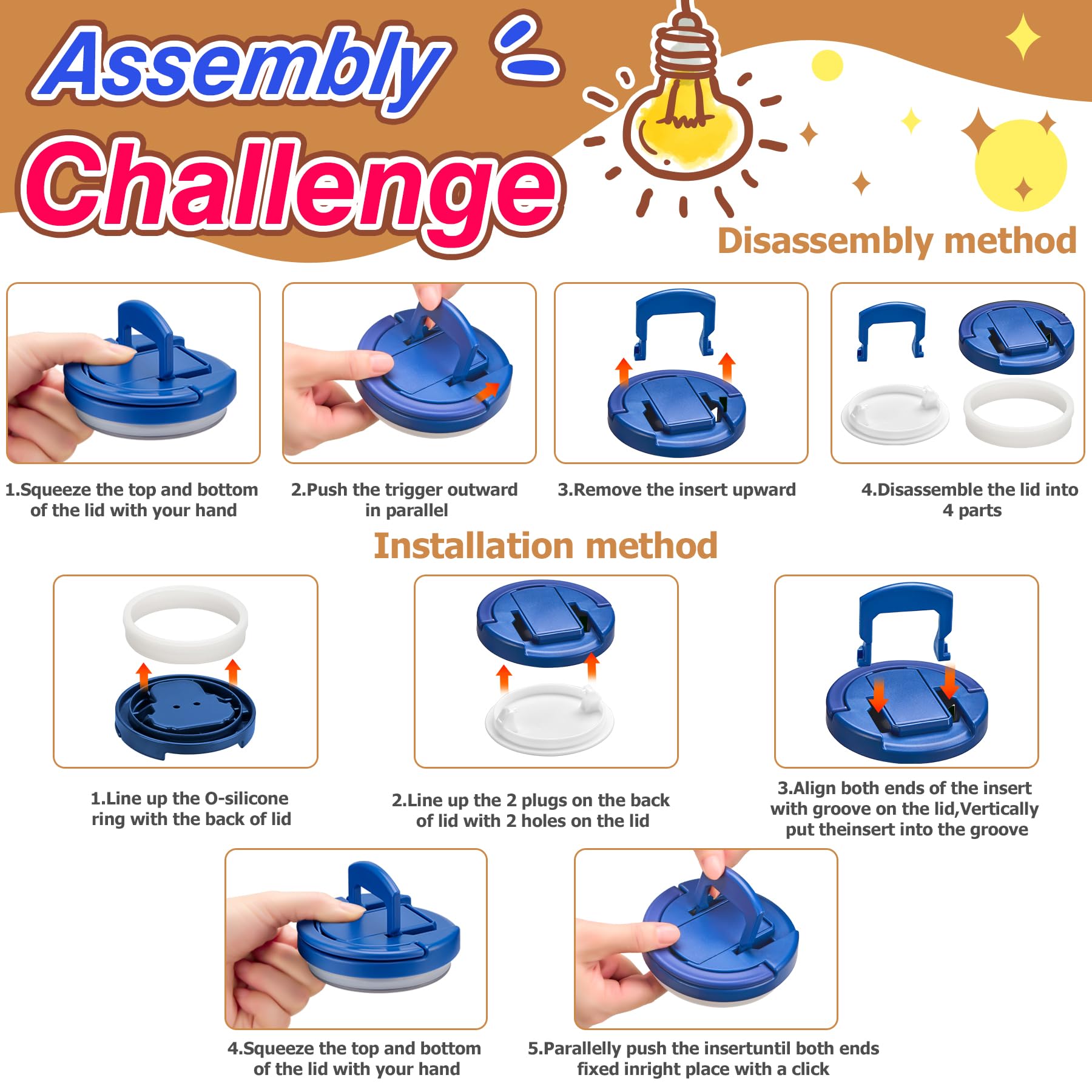 Wide mouth design of Howeemo jar for fast filling and easy cleaning