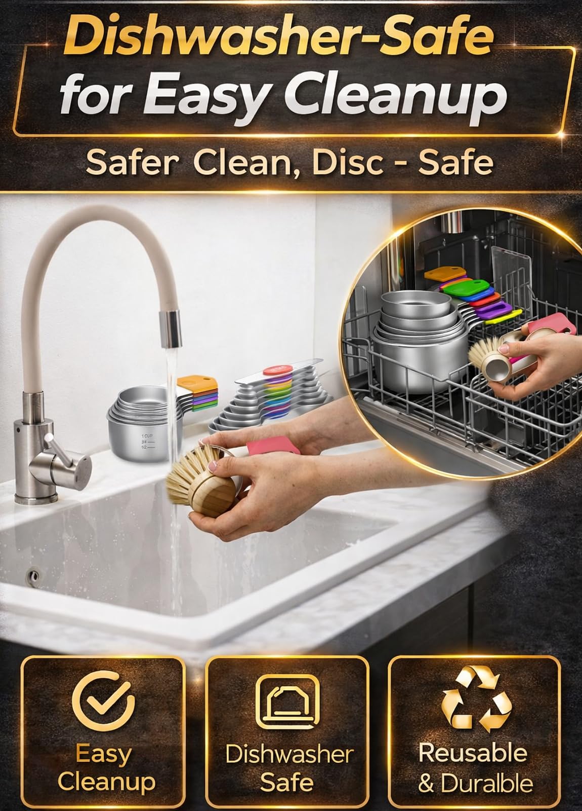 Howgoody dishwasher-safe tools simplify cleanup after baking