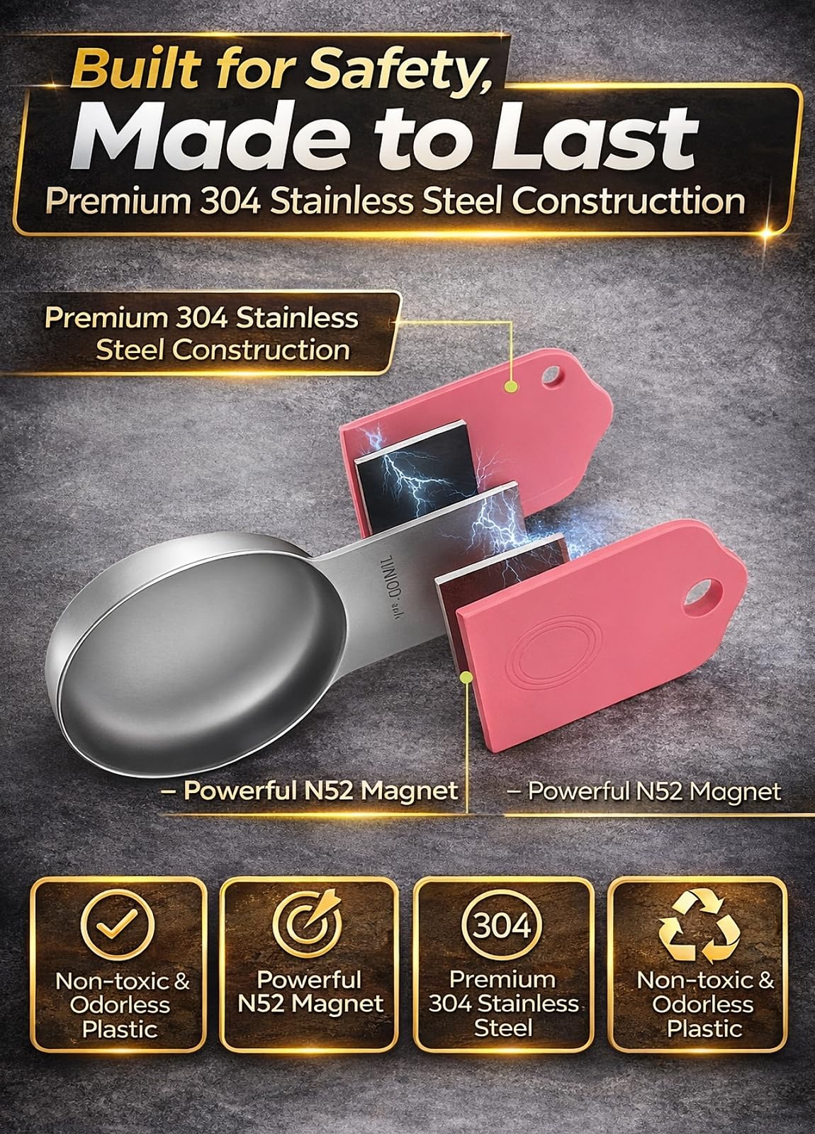 Howgoody set fits compact kitchens for organized measuring