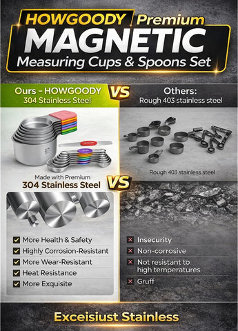 Howgoody nesting design keeps cups neatly stored and easy to grab
