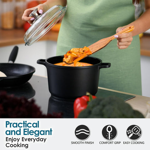HOWHONG multi-purpose spurtle for stirring, scraping and blending foods