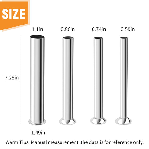 Hoypeyfiy four-size sausage tubes displayed for versatility.