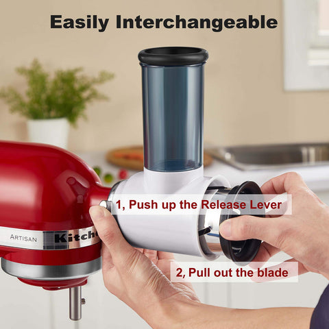 HOZODO blade drum exchange is quick and tool-free for blade changes