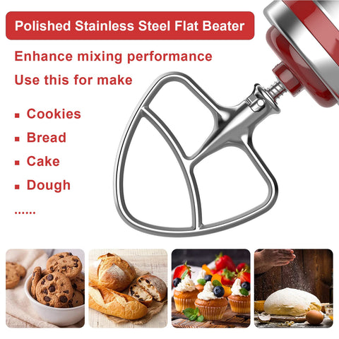 HOZODO dishwasher-safe beater for KitchenAid simplifies post-bake cleanup