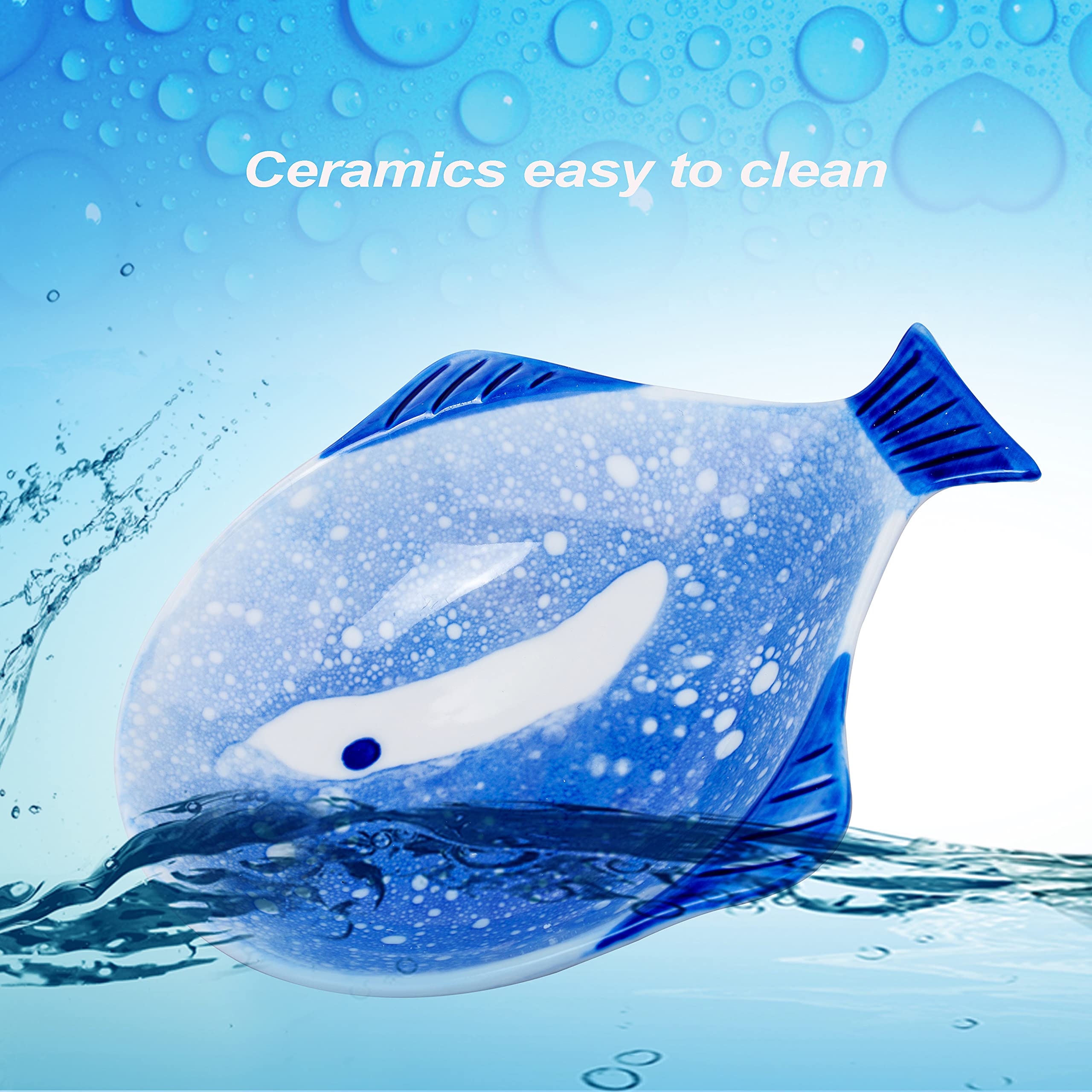 HPYNPES spoon rest with smooth glaze cleans easily