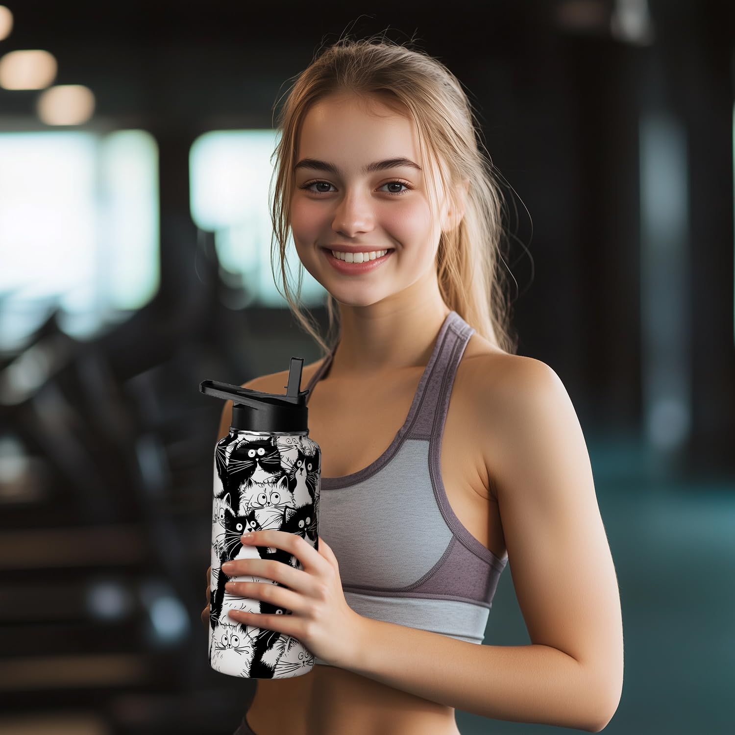 Hqhzaha bottle handle ergonomic design enables comfortable carry anywhere