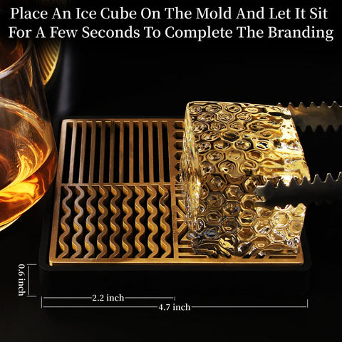 HRCOYES durable brass stamp promises lasting performance for home bars and parties.