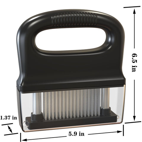 HRZLITAY tenderizer with ergonomic handle for comfortable, precise use