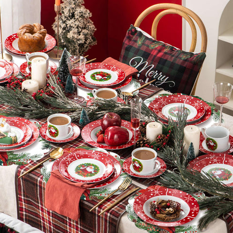 HSDSH 134-inch unfolded placemat provides generous space for dishes and beverages.