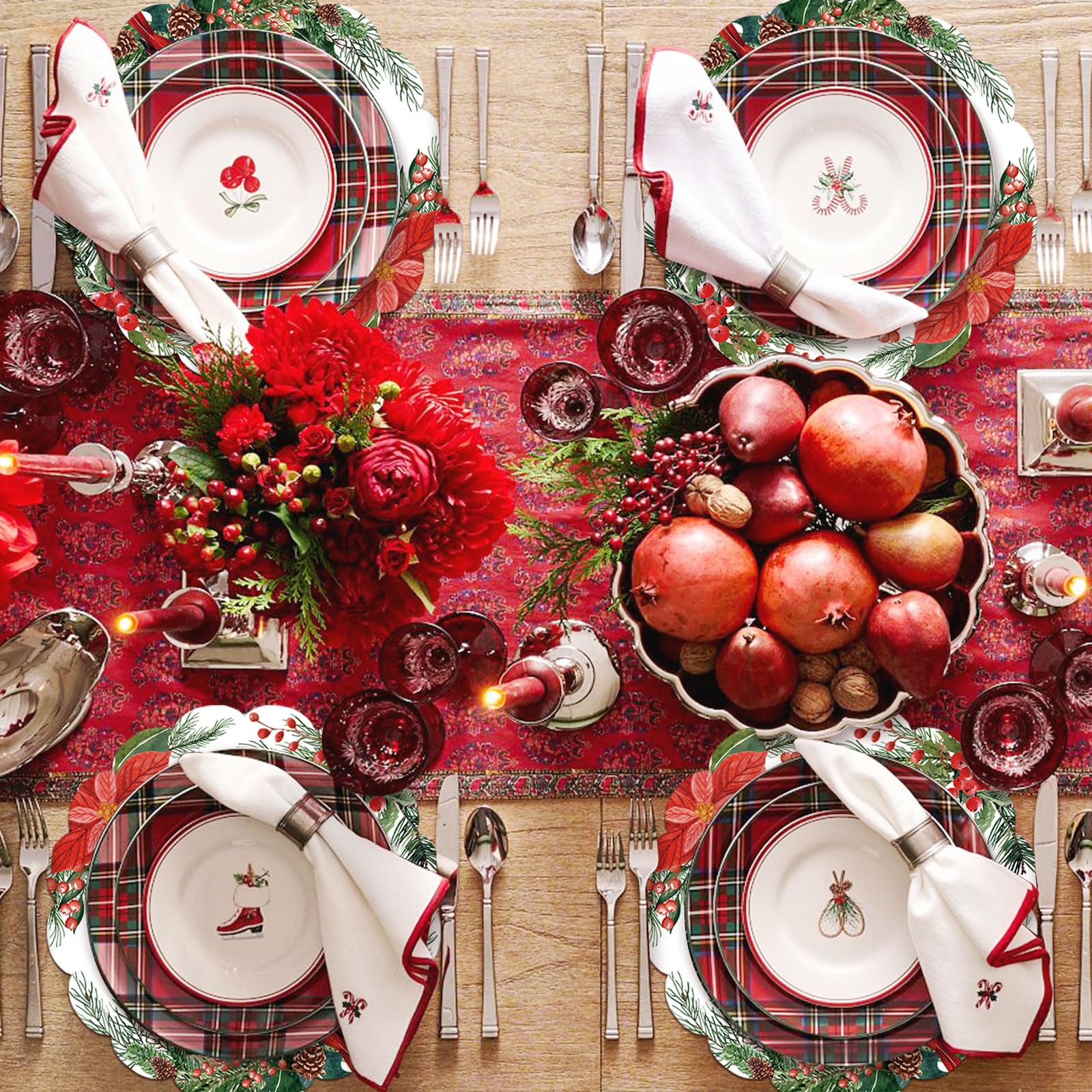 HSDSH Premium paper placemat balances softness and durability for festive meals.