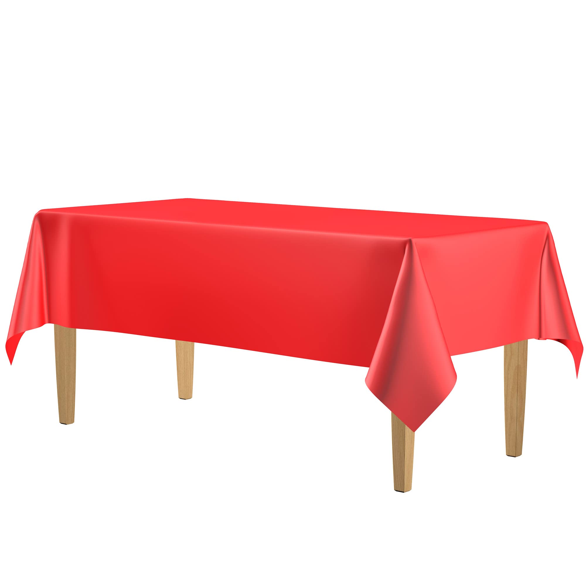 HSGUS catering tablecloth red disposable suitable for buffets and events.