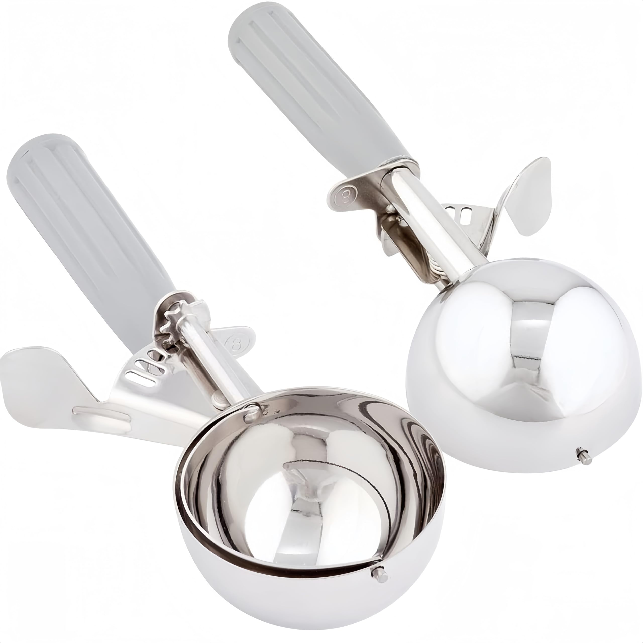 HSHQING 2-pack 4oz portion scoop for precise portions.
