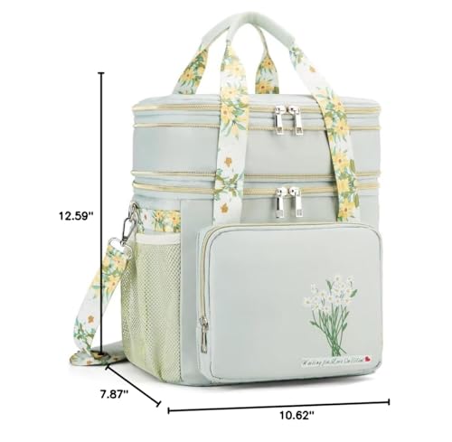 HSHRICH green flowers lifestyle shot illustrating versatile use at work or outdoors