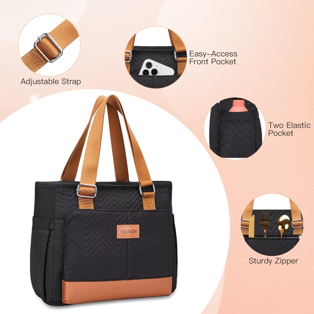 HSHRICH front pocket stores phone and wallet for quick access.