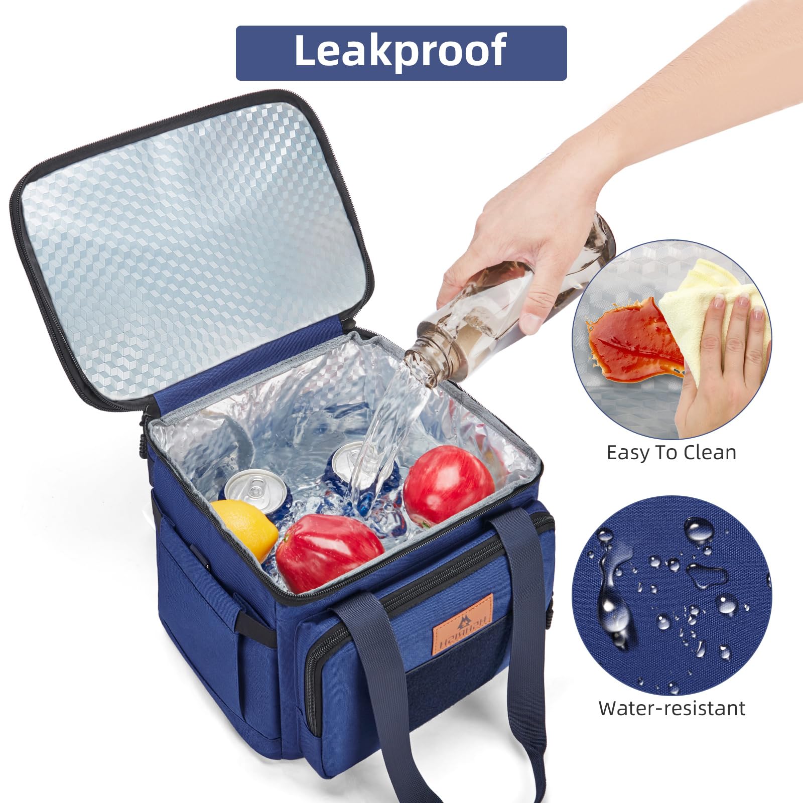 HSHRISH blue lunch bag ready for picnics and day trips.