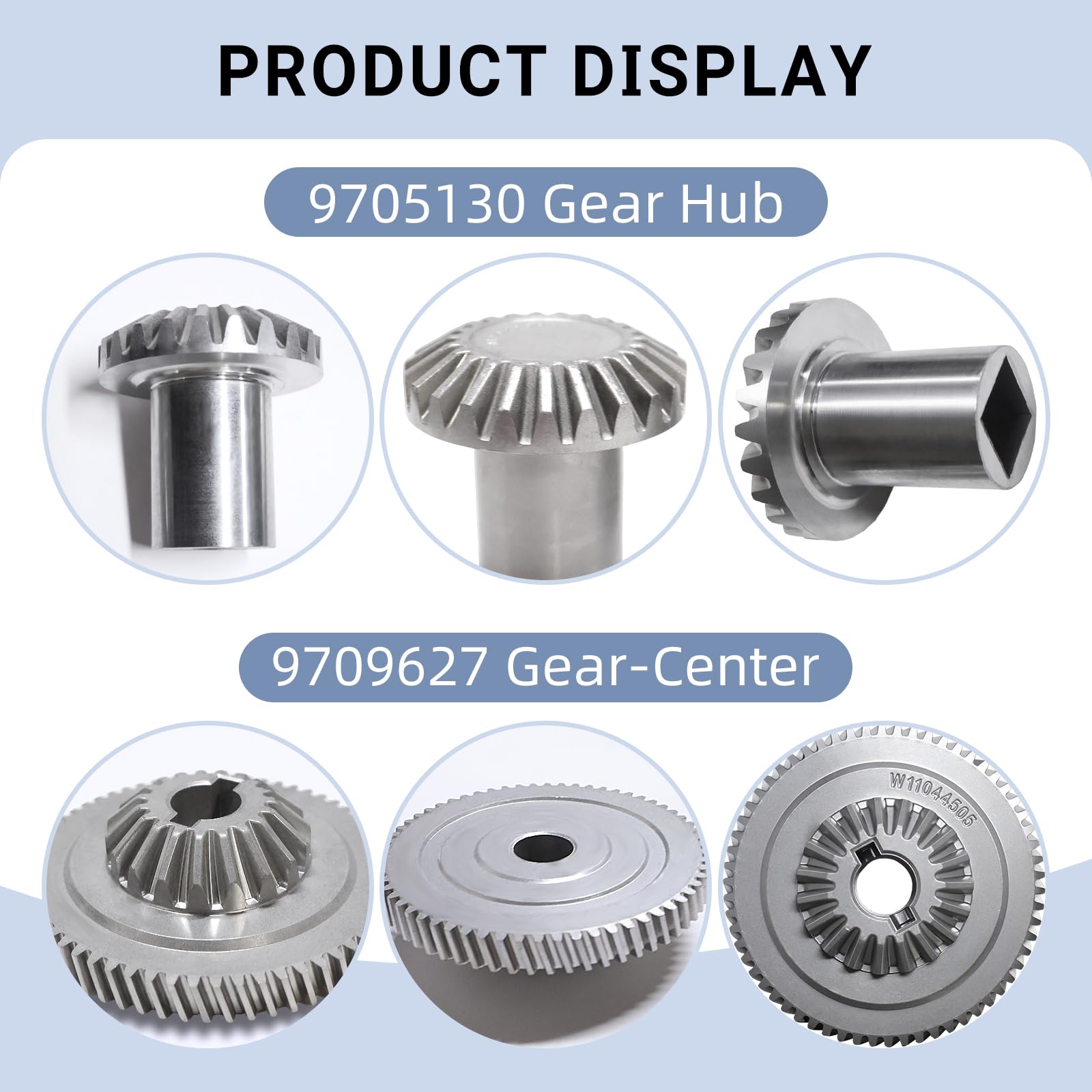 Detailed assembly view of HSJAWA W11192794 gear hub kit aiding quick setup