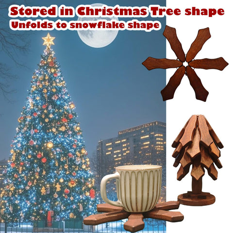 Hsmanchry holiday gift trivet set ideal for Christmas and housewarmings.