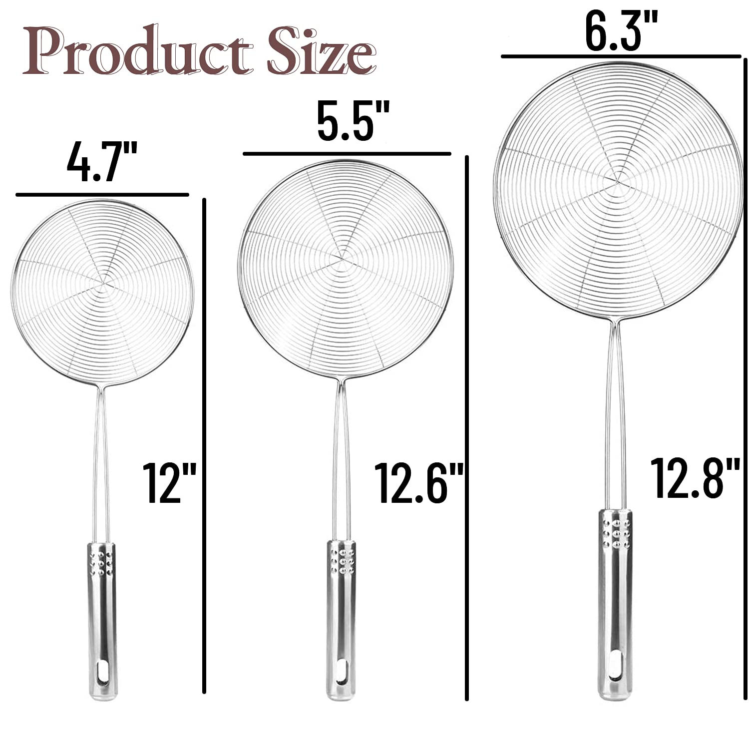 HSpiow spider strainer is dishwasher safe and easy to clean.