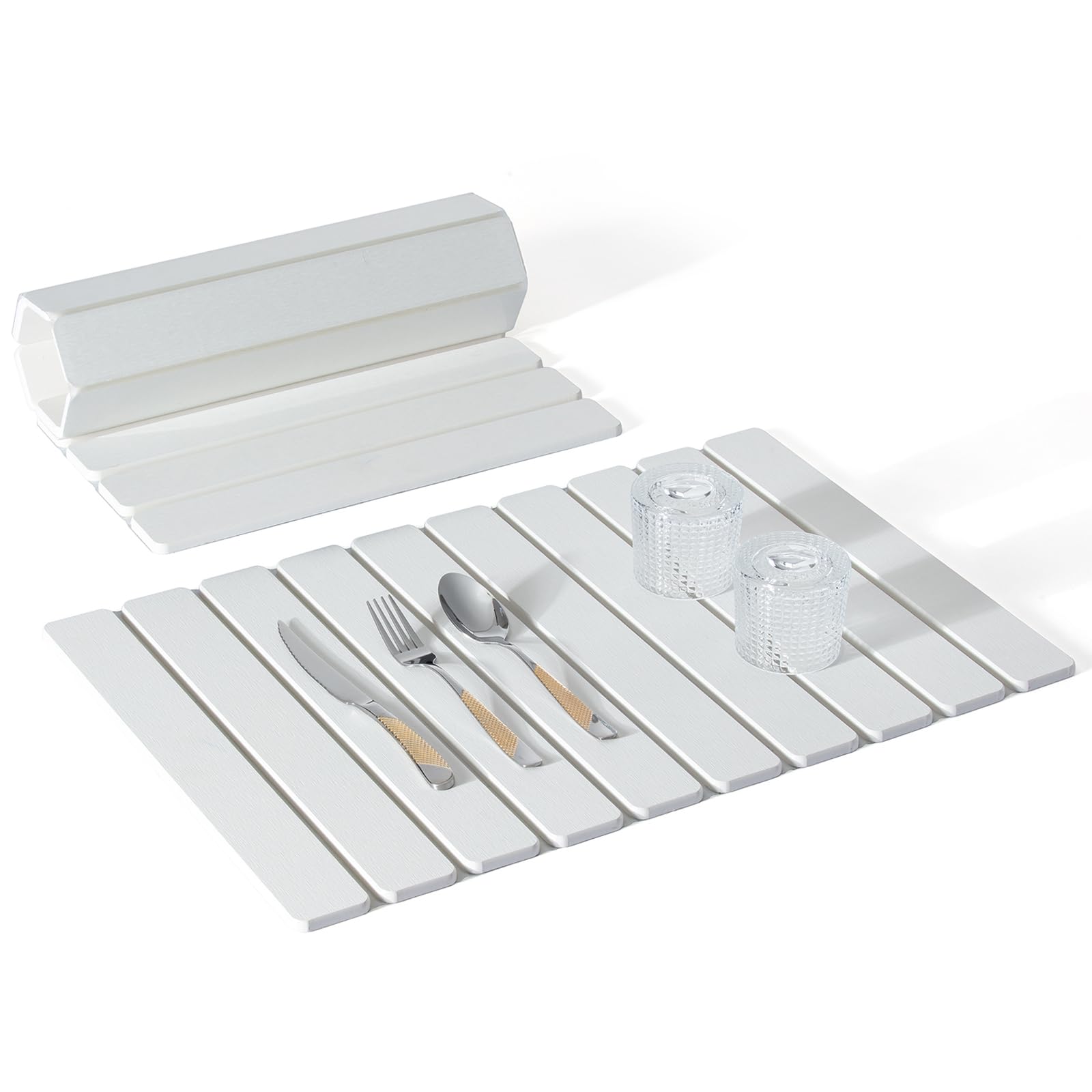 HSPROACC large stone drying mat on counter absorbs moisture quickly