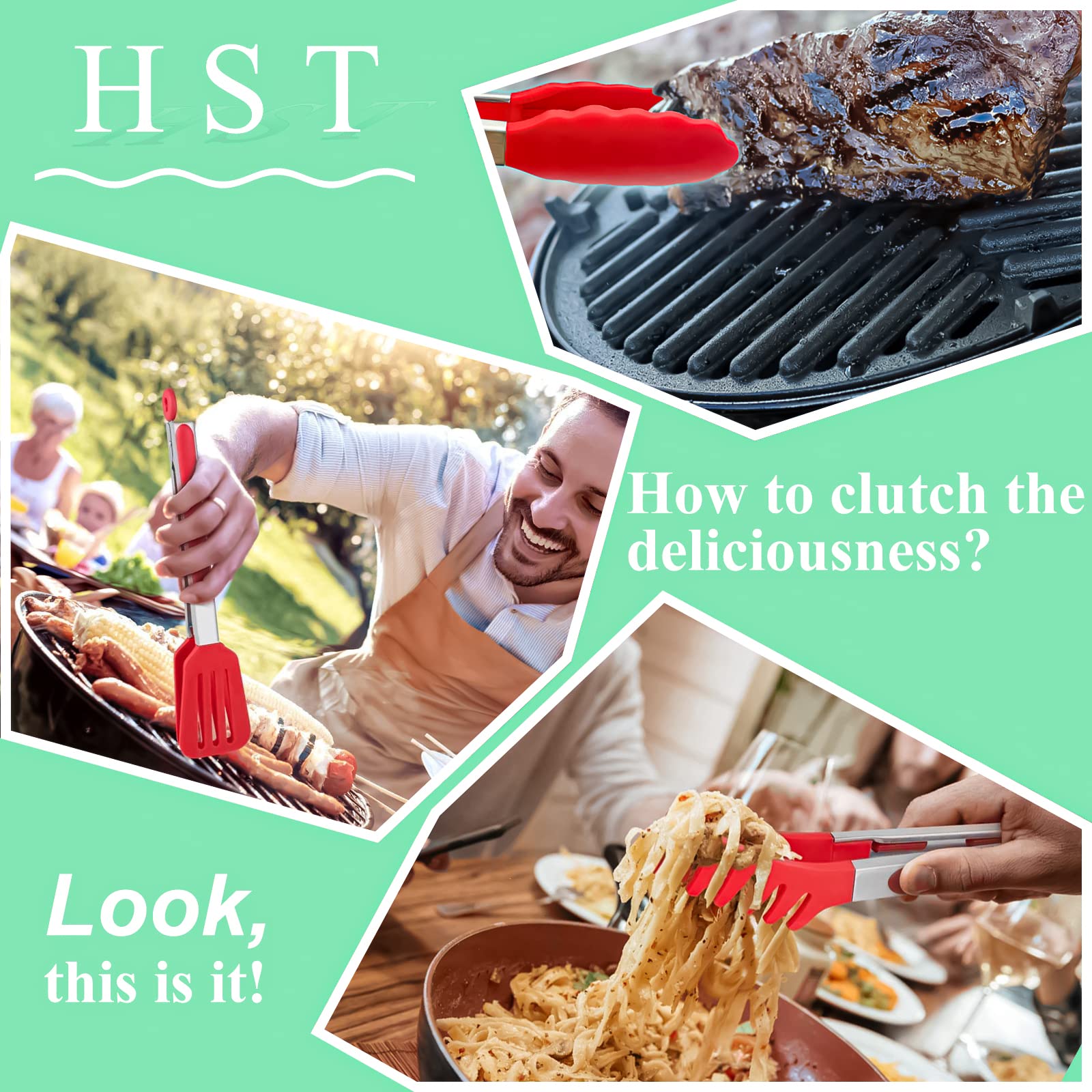 HST silicone tip provides smooth contact and heat resistance up to 480°F.