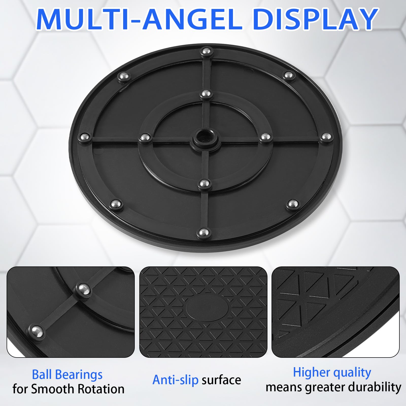 HSTECH lazy Susan 360-degree rotation for easy access