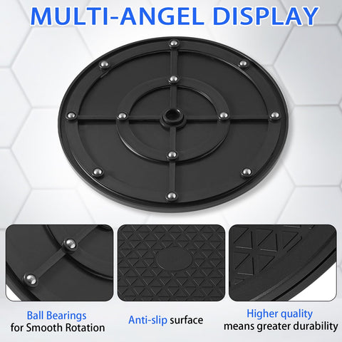 HSTECH lazy Susan 360-degree rotation for easy access