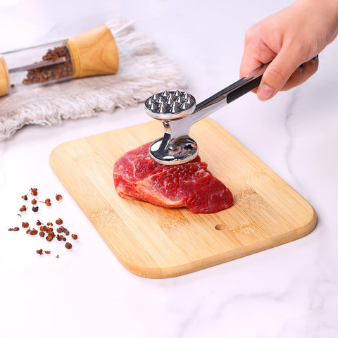 HTB bamboo cutting boards used as breakfast boards in a bright kitchen.