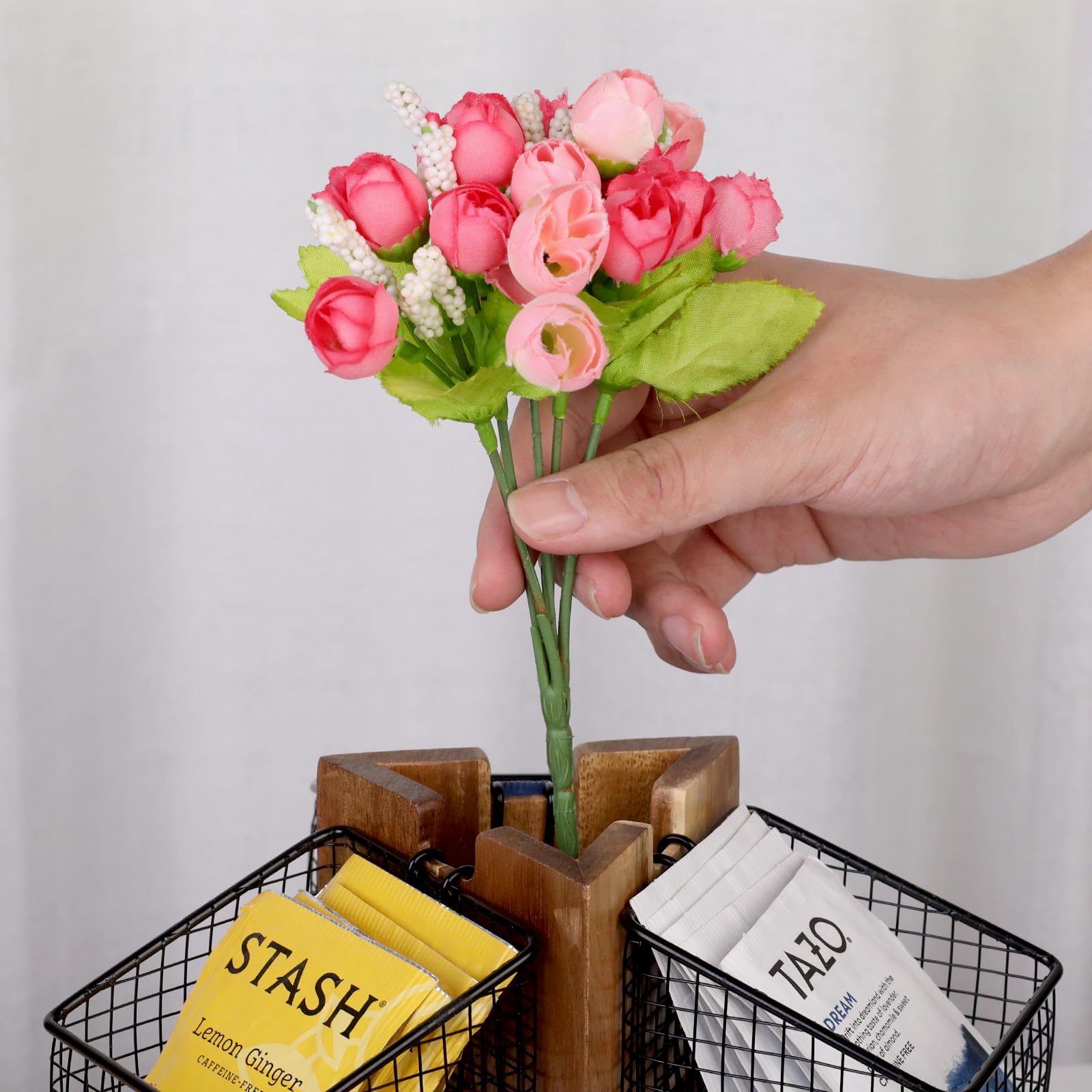 HTB Open-design tea organizer offers quick access to tea bags