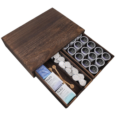 HTB K Cup Holder wood dimensions hint at a compact fit beside appliances.