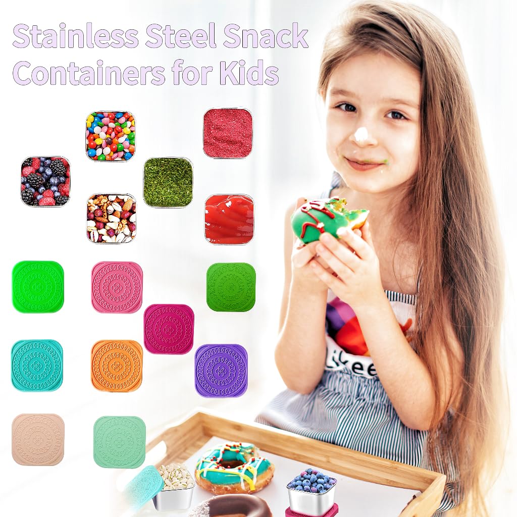 HTEVW 6Pack dishwasher-safe snack containers, easy cleanup after meals.