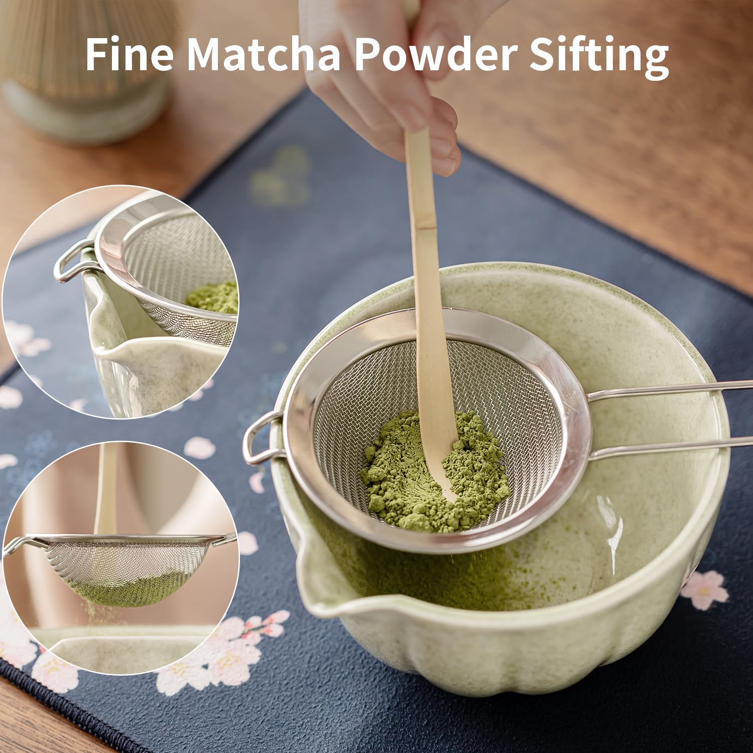 HTRCXB bamboo scoop ideal for precise, mess-free matcha portions