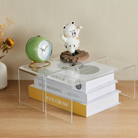 HTRYBNES double shelf maximizes storage in kitchen cabinets and pantry.