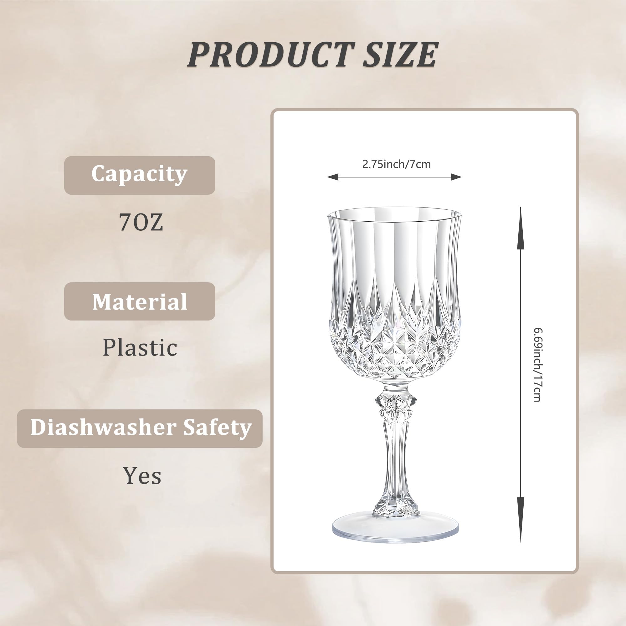 HTTBEIZI crystal texture design reflects light for an elegant table setting.