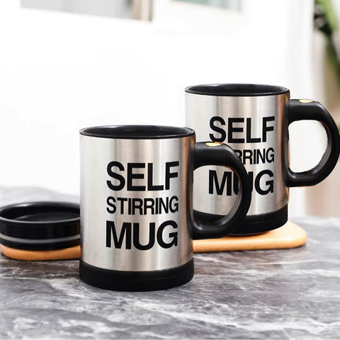 HTTLLH self-stirring mug lid seal keeps drinks hot and minimizes spills