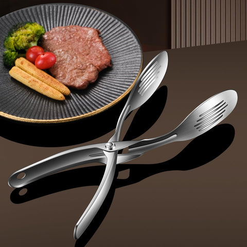 Huakai spring action tongs demonstrate automatic rebound for precise transfers.